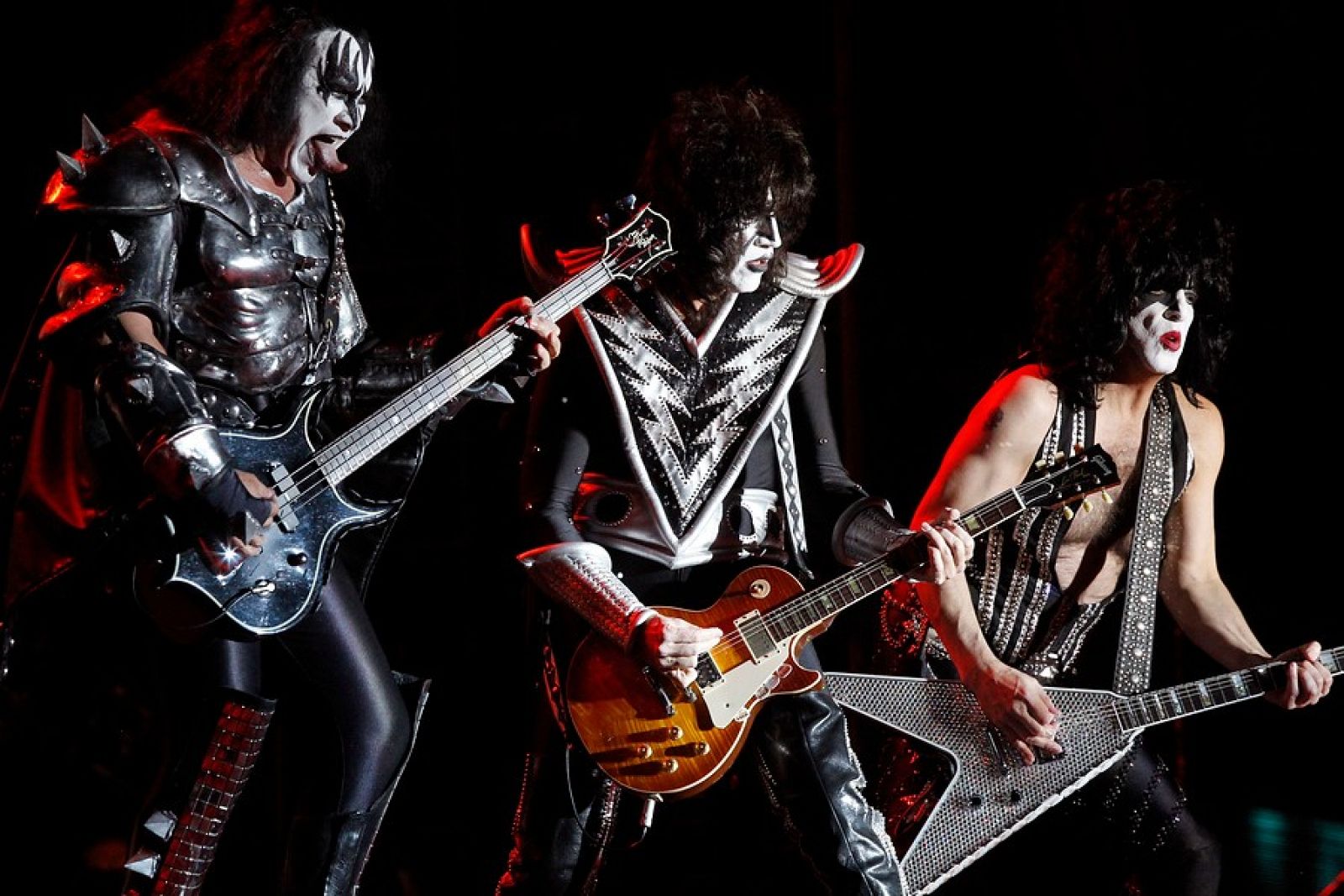 El grupo Kiss en directo