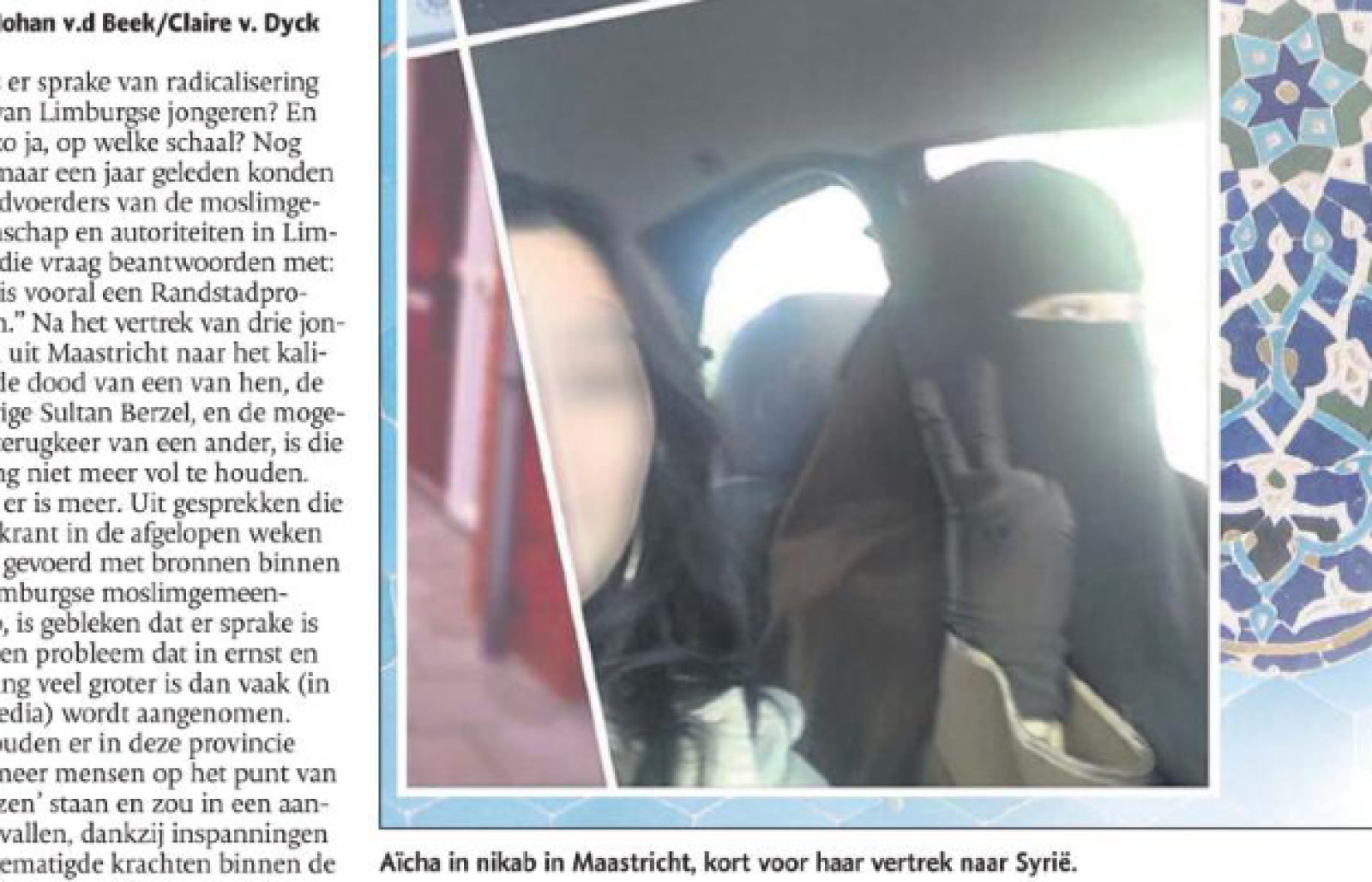 Aicha, una joven holandesa que se casó con un yihadista