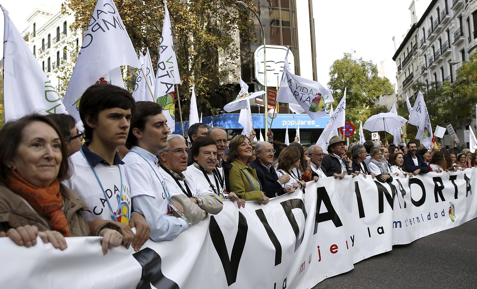 MANIFESTACIÓN CONTRA EL ABORTO MADRID