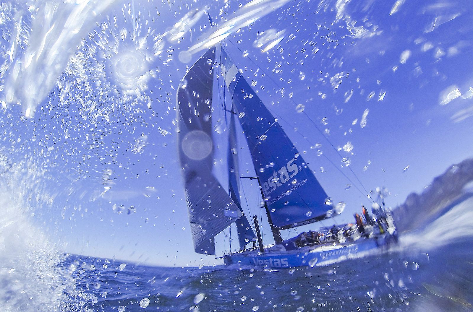 Volvo Ocean Race Danish Team Vestas Wind runs aground