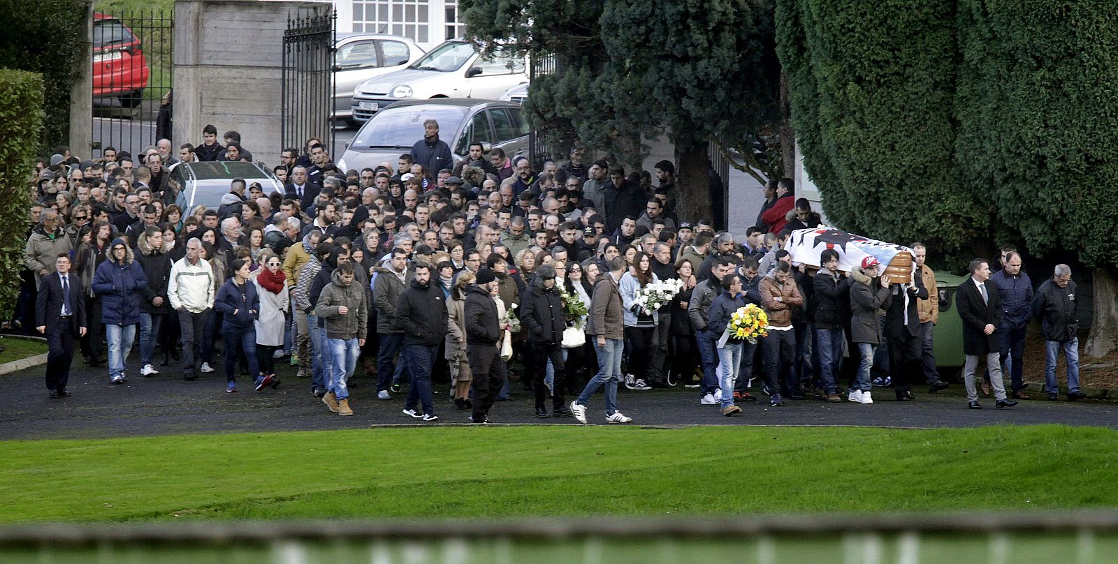 ENTIERRAN A 'JIMMY' EN EL CEMENTERIO DE FEÁNS EN LA CORUÑA