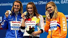 Mireia Belmonte se cuelga la cuarta medalla de oro con el 400 libre