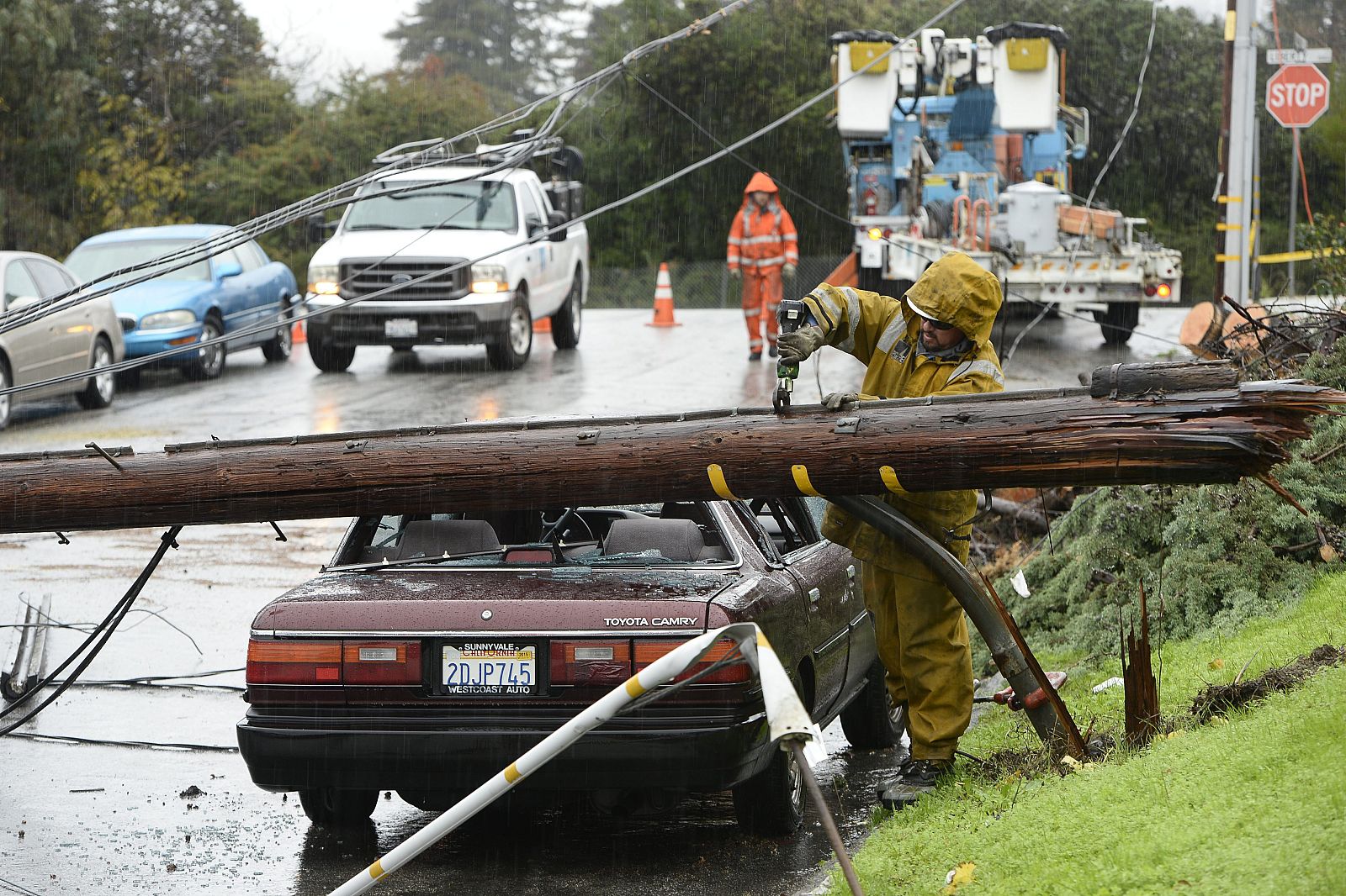 TORMENTA EN SAN LEANDRO, CALIFORNIA