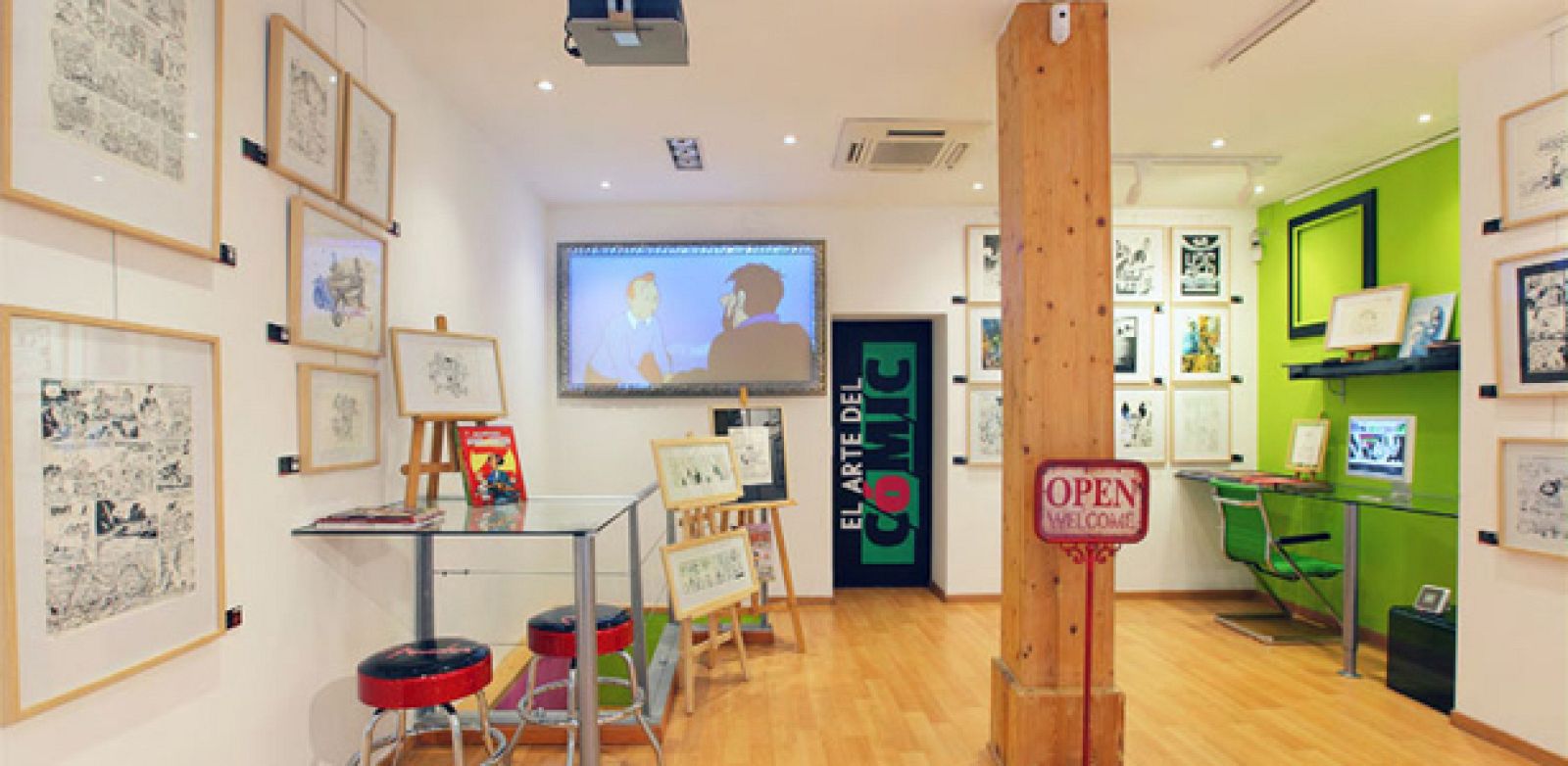 La galería 'El arte del cómic'