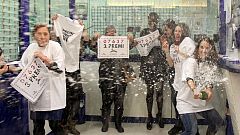 El tercer premio de la lotería de Navidad, el 7.637, cae íntegramente en L'Hospitalet de Llobregat