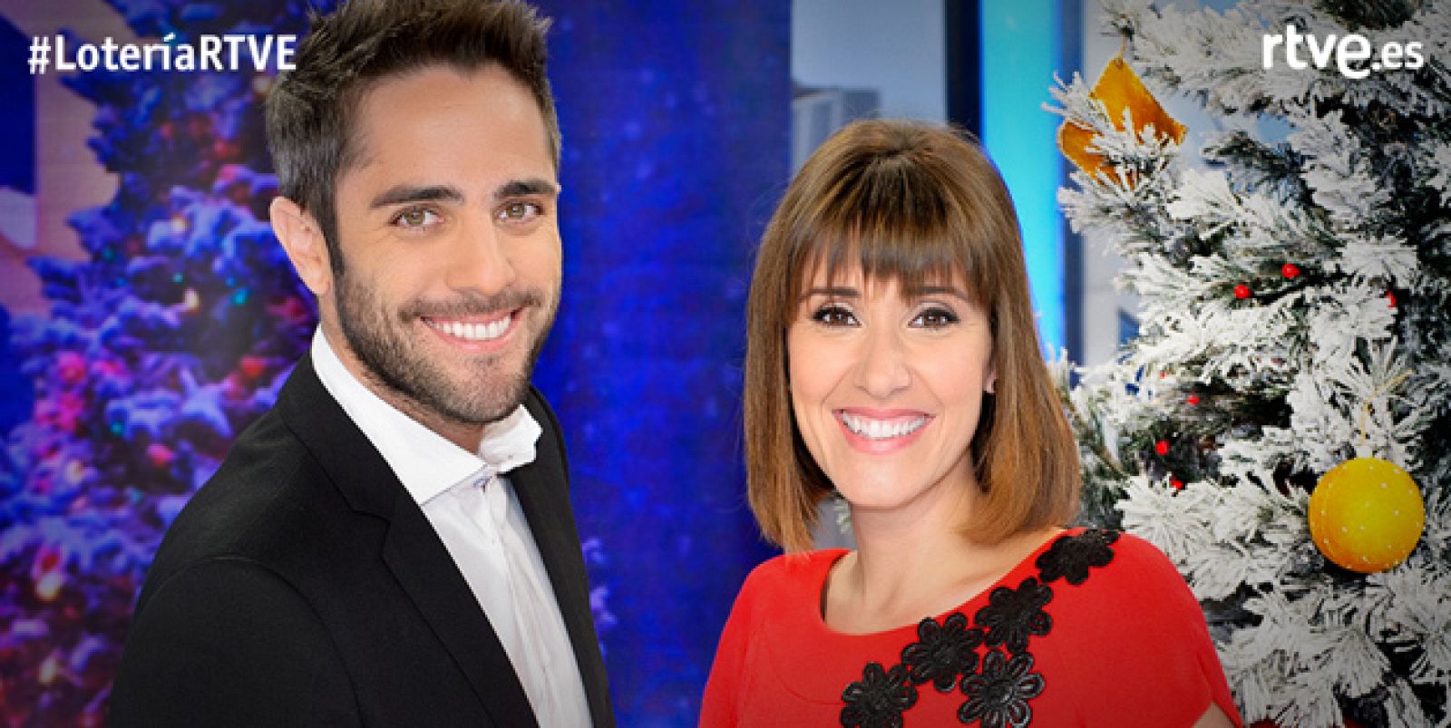 Roberto Leal y Sandra Daviú, los presentadores del sorteo de #LoteríaRTVE
