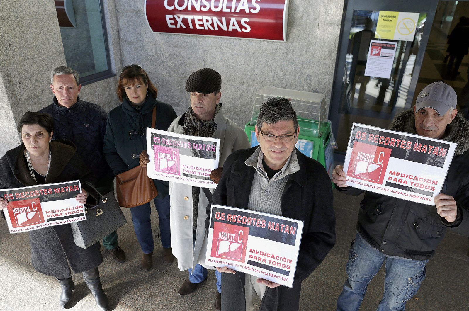 CONCENTRACIÓN DE LA PLATAFORMA DE AFECTADOS POR LA HEPATITIS C