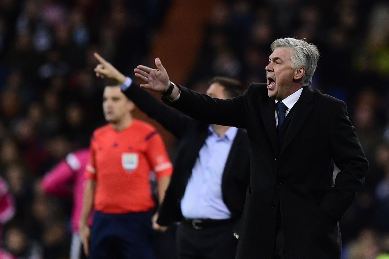 El técnico del Real Madrid, Carlo Ancelotti