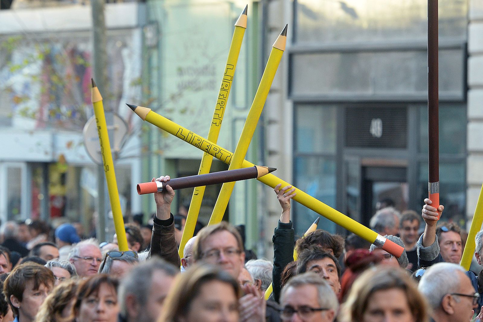 MANIFESTACIÓN CONTRA LOS ATAQUES YIHADISTAS EN FRANCIA