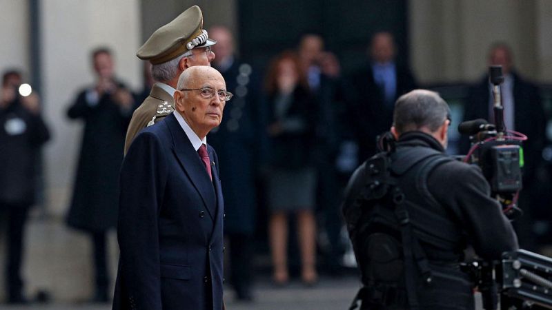 Napolitano dimite como presidente de Italia y abre un nuevo período de incertidumbre