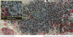 Imágenes aéreas muestran la devastación causada por Boko Haram en el oeste de Nigeria