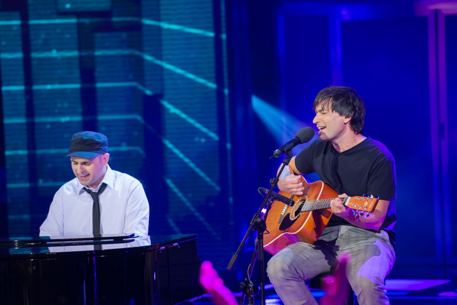 Alfonso Bravo y David Barral en Hit-La Canción