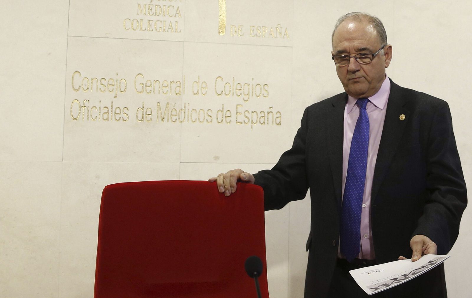 El presidente de la Organización Médica Colegial, Juan José Rodríguez Sendín