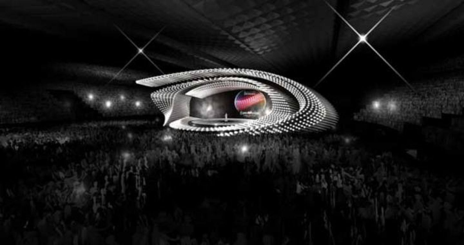 El escenario de Eurovisión 2015 en Viena donde cantará Edurne
