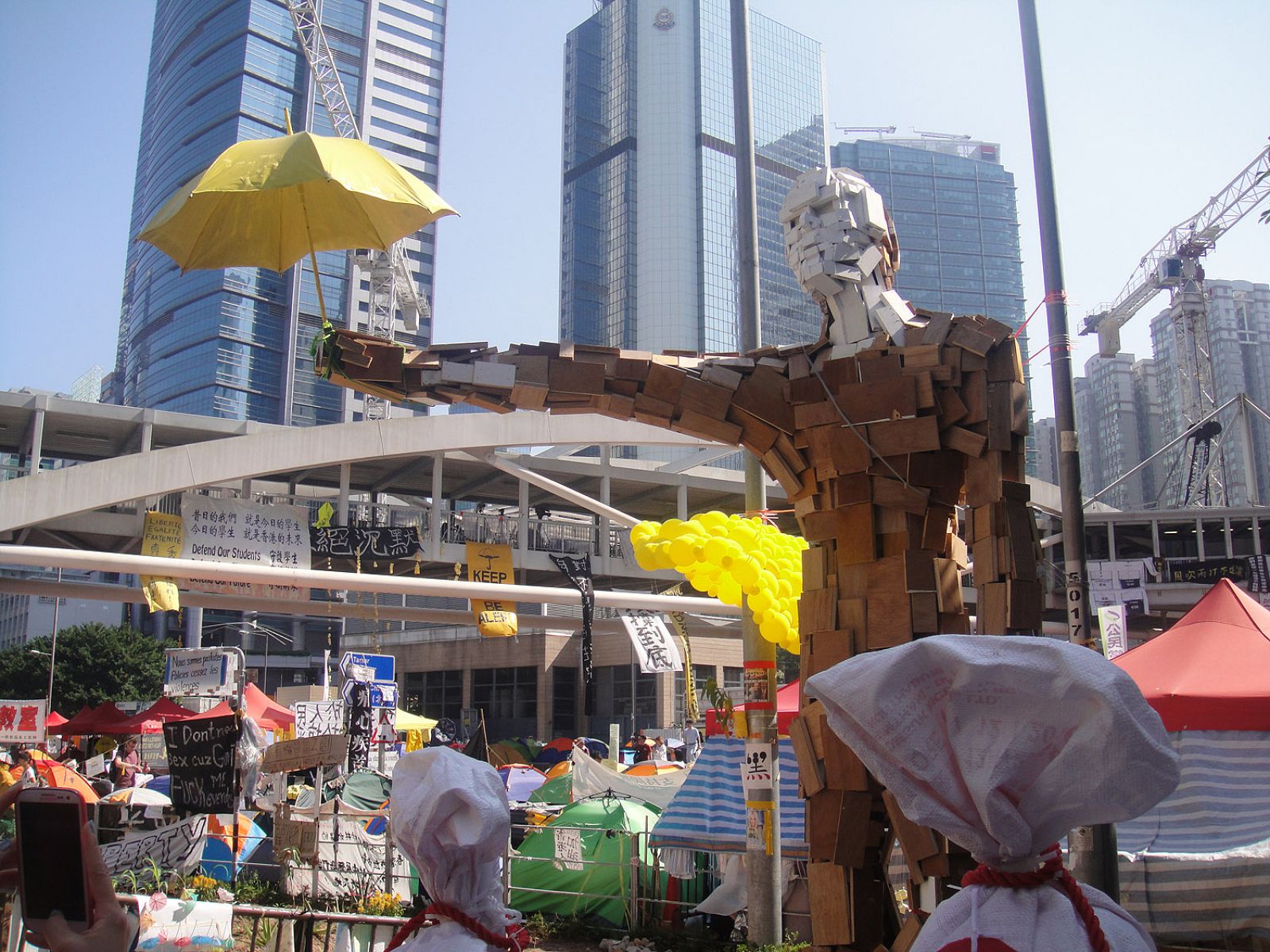 'Paraguas por la democracia' 1