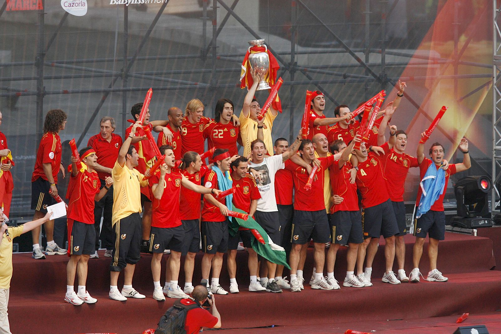 LLEGADA SELECCIÓN ESPAÑOLA