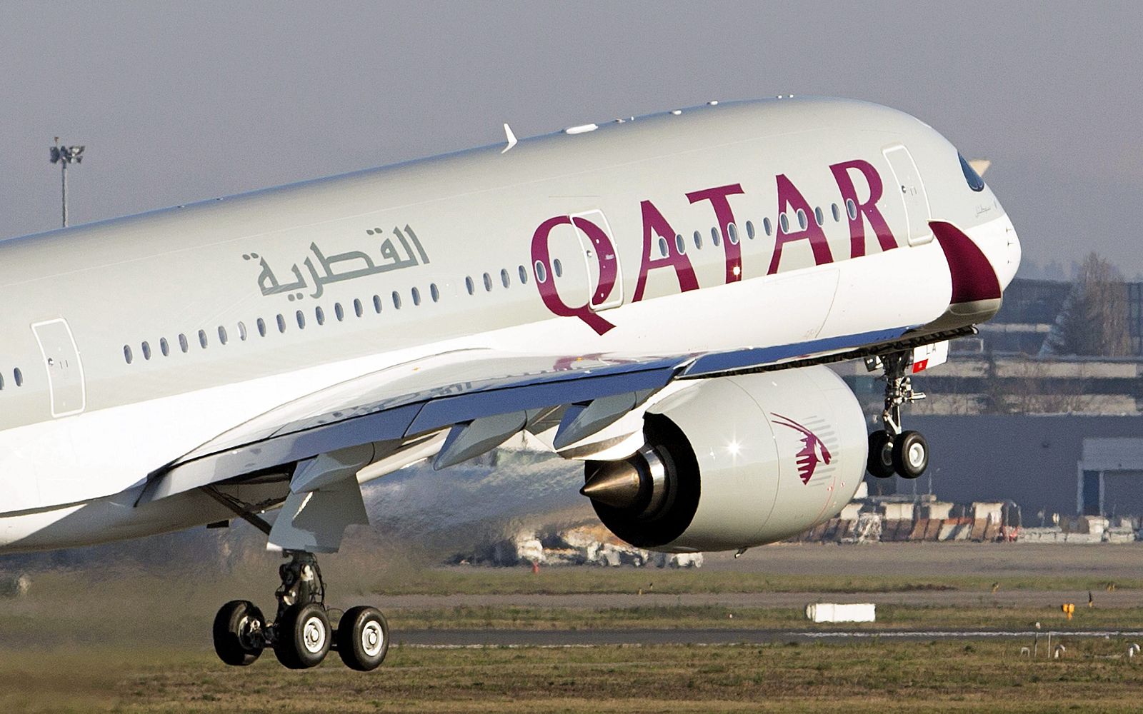 Un Airbus A350 XWB de Qatar Airways