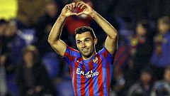 David Barral remonta al Málaga y da los tres puntos al Levante