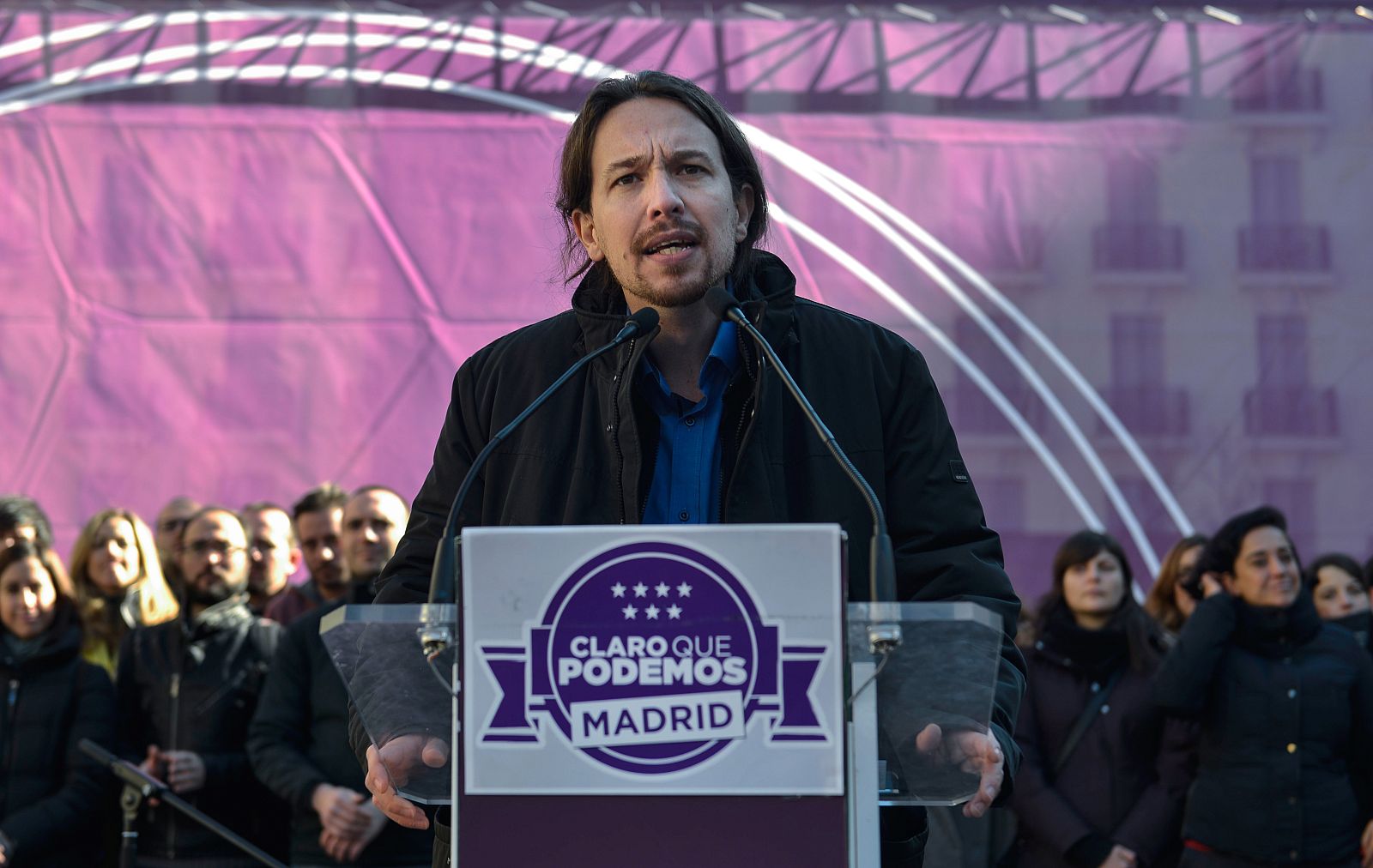 El líder de Podemos, Pablo Iglesias