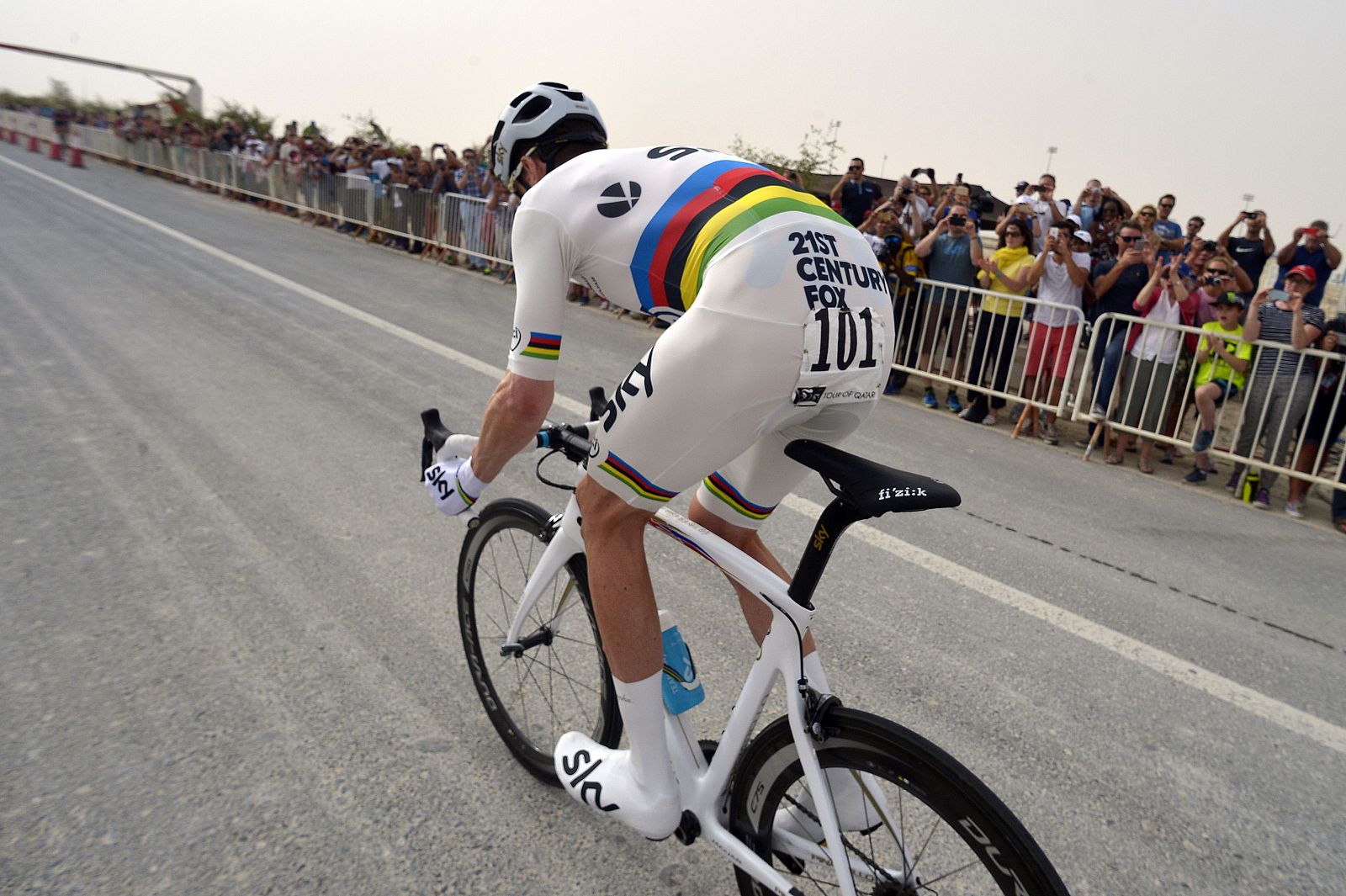 Imagen de Bradley Wiggins, actual Campeón del Mundo Contrarreloj.