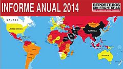 La libertad de prensa retrocede en el mundo, según el informe anual de RSF