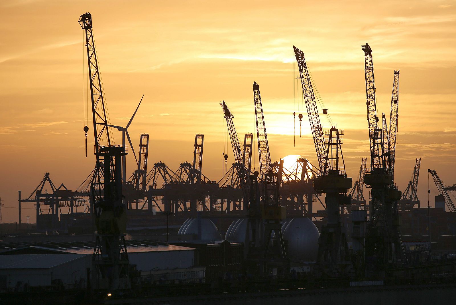 El puerto alemán de Hamburgo