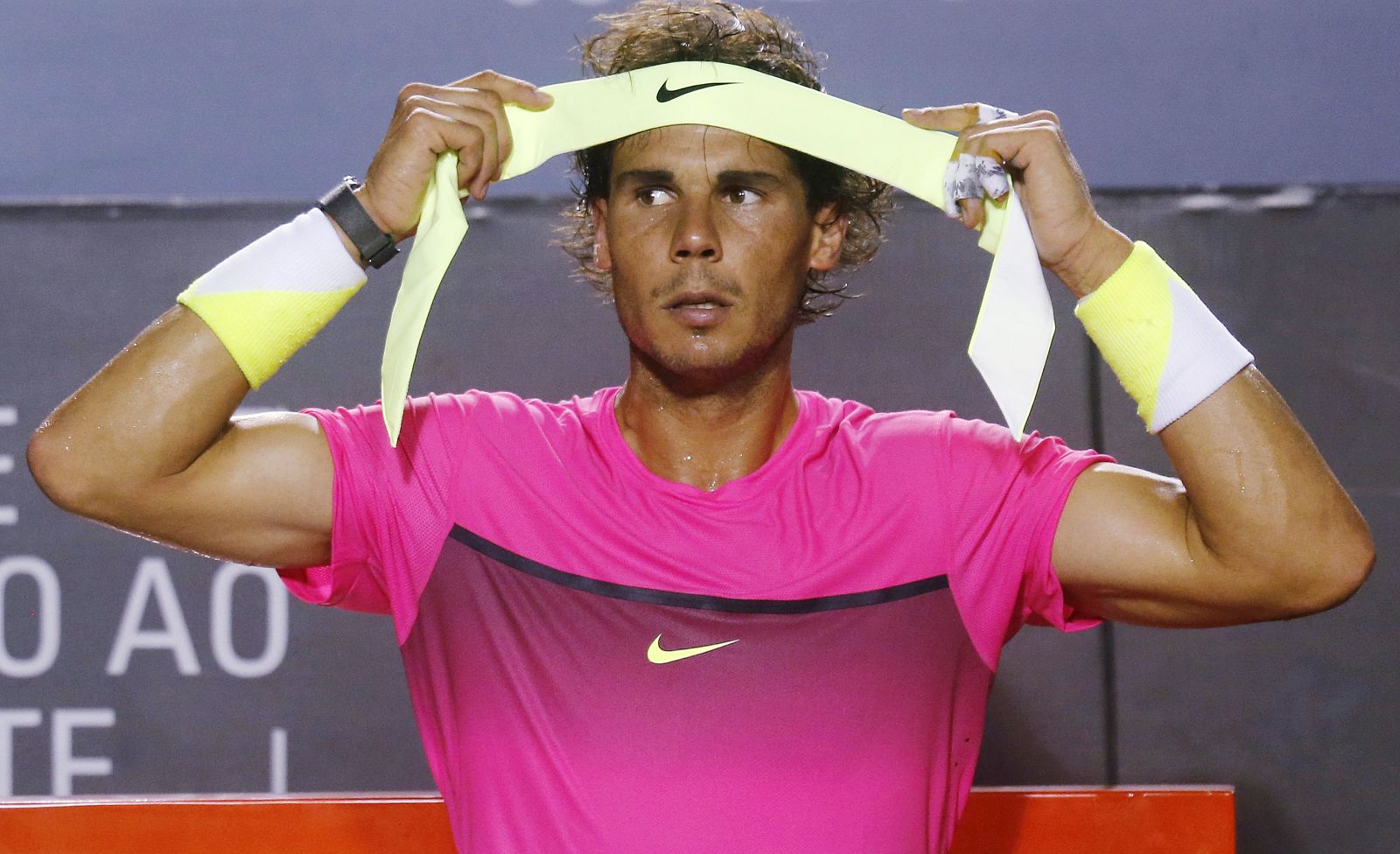 Rafa Nadal, en un descanso del pasado torneo de Río