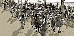 'Paseo de los canadienses', la dramática huida de Málaga a Almería llega al cómic