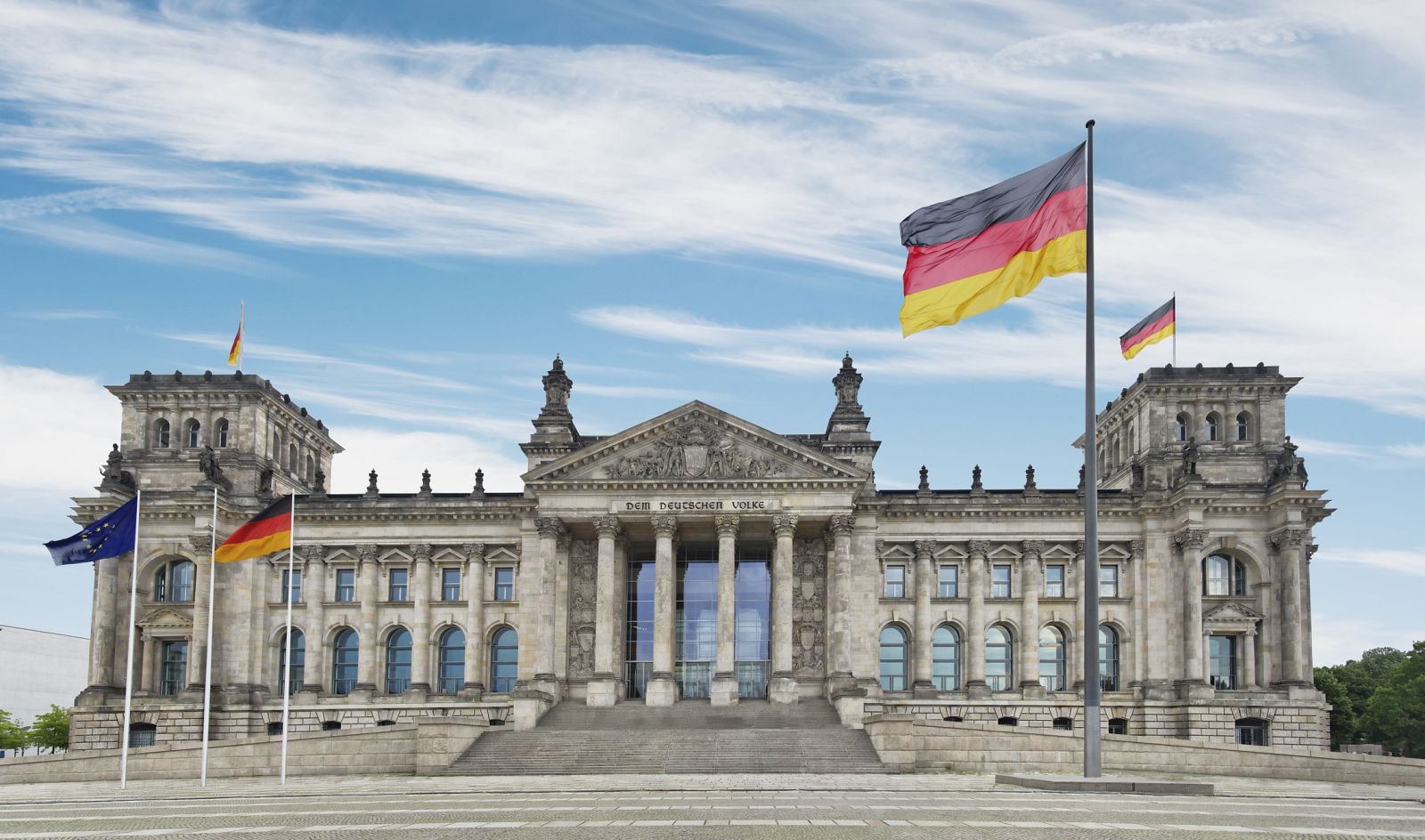 Edificio del Reichstag, sede del Parlamento alemán