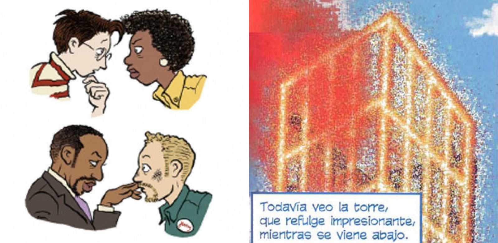 Imágenes de 'Unas lesbianas de cuidado' y 'Sin la sombra de las torres'