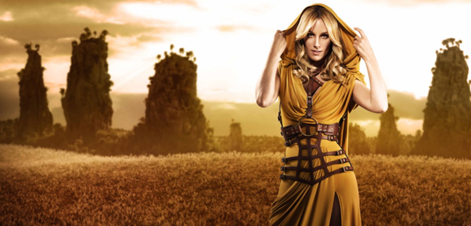 Edurne, en el videoclip de 'Amanecer'