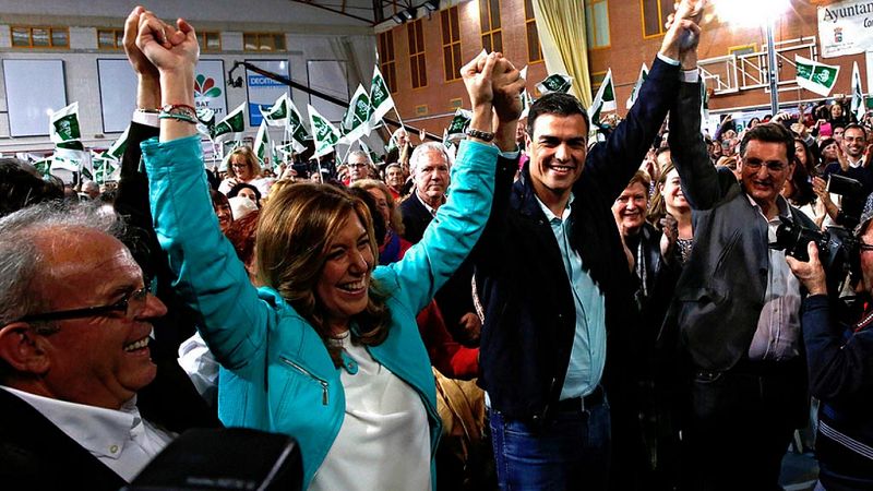 Pedro Sánchez, a Susana Díaz: "Forjemos tú y yo una nueva alianza con el resto de España"