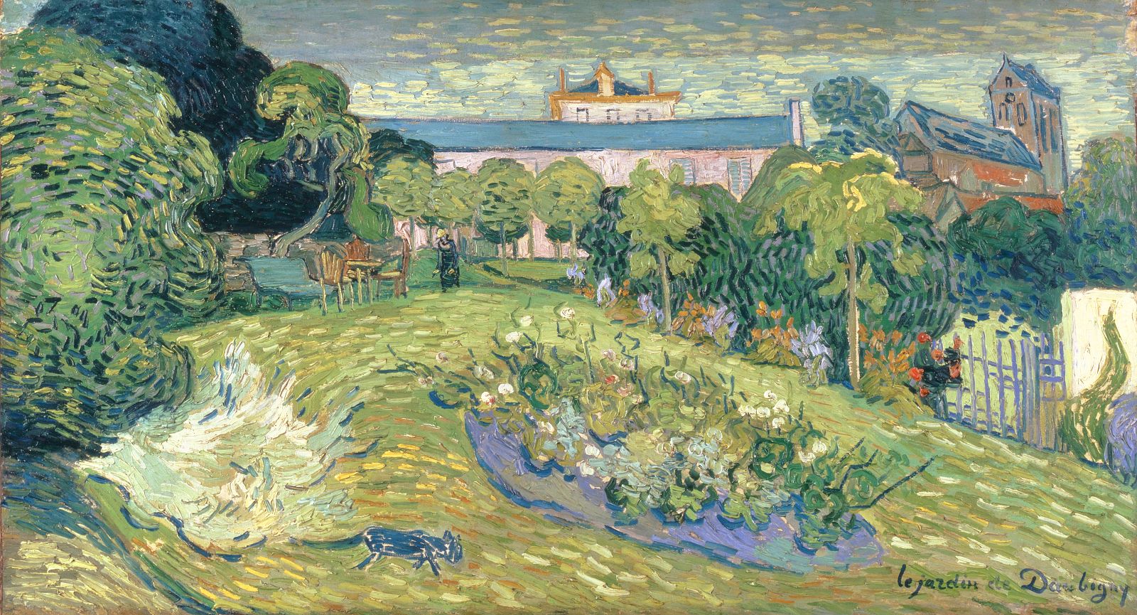 El jardín de Daubigny (1890), Vincent Van Gogh