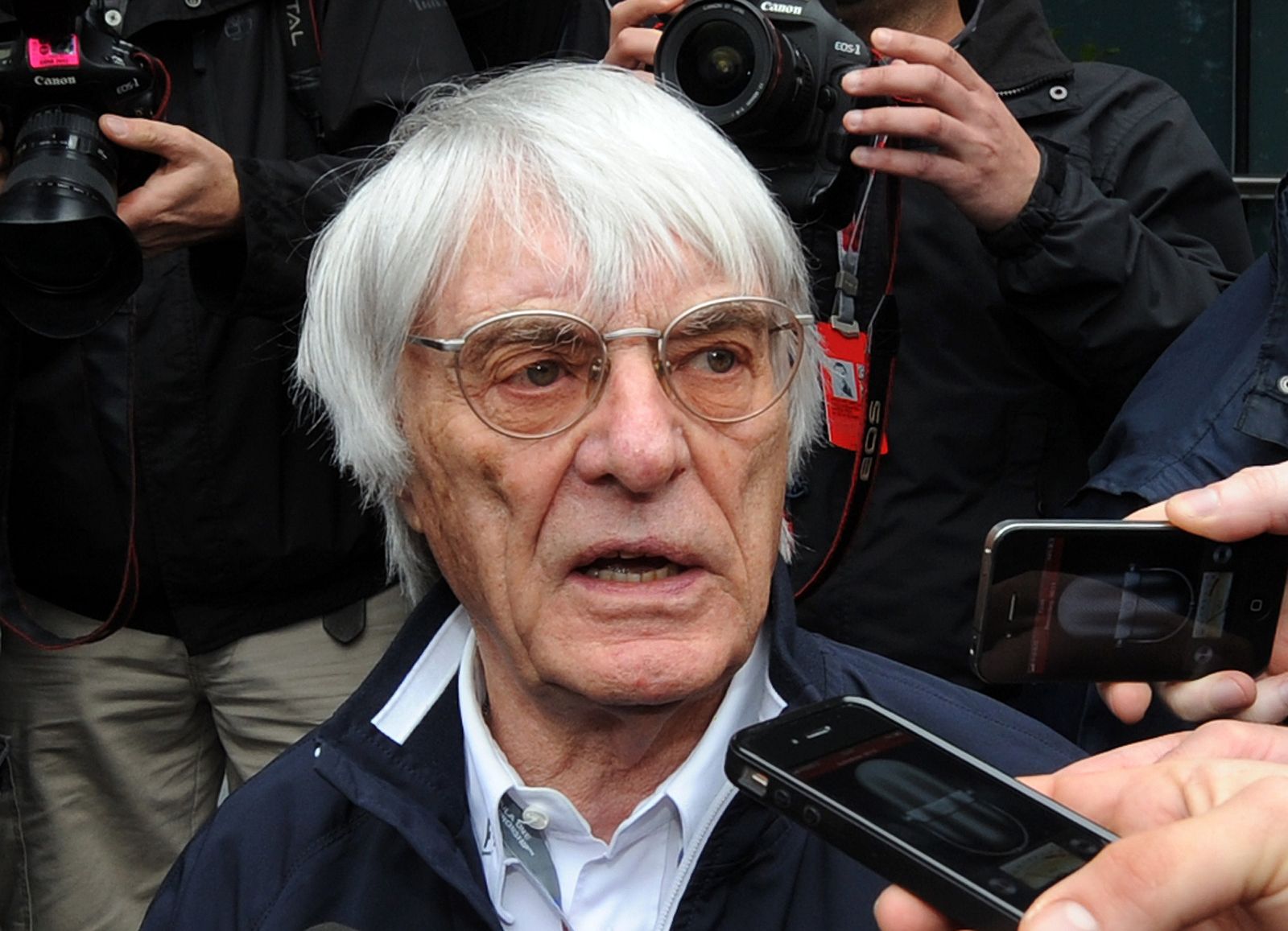 El patrón de la Fórmula 1, Bernie Ecclestone.