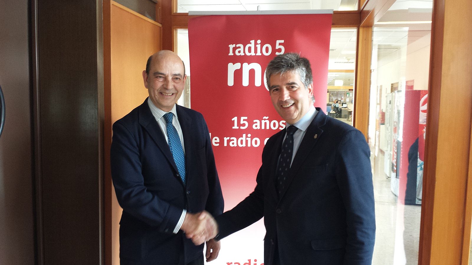 Alfonso Nasarre e Ignacio Cosidó, en RNE