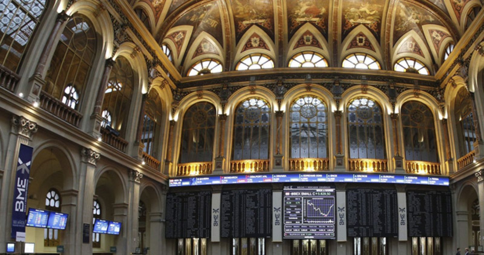 Vista general del parqué madrileño