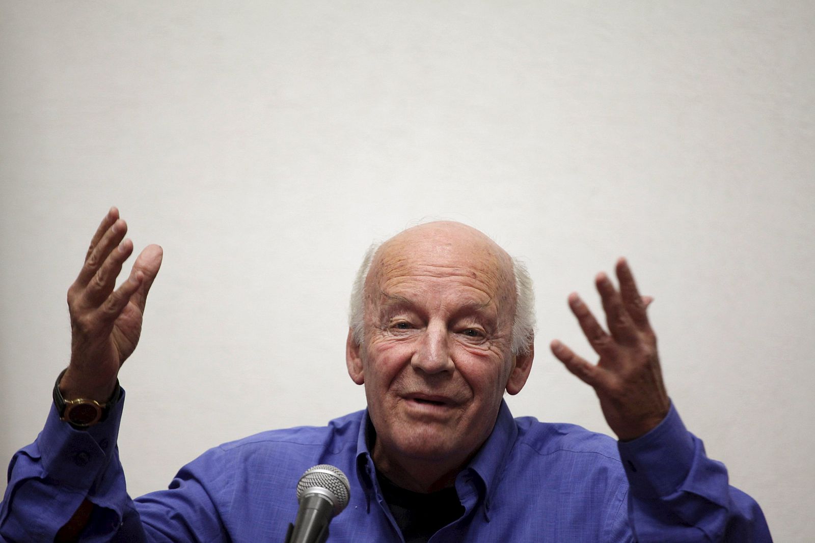 Eduardo Galeano en México en 2011
