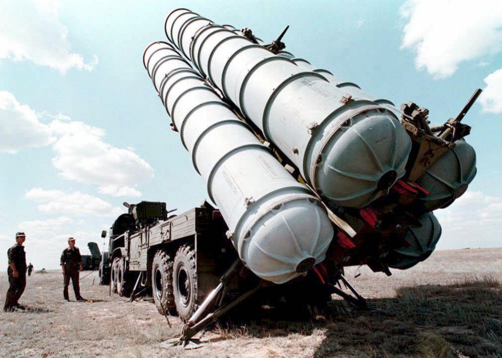 Batería de misiles rusos S-300