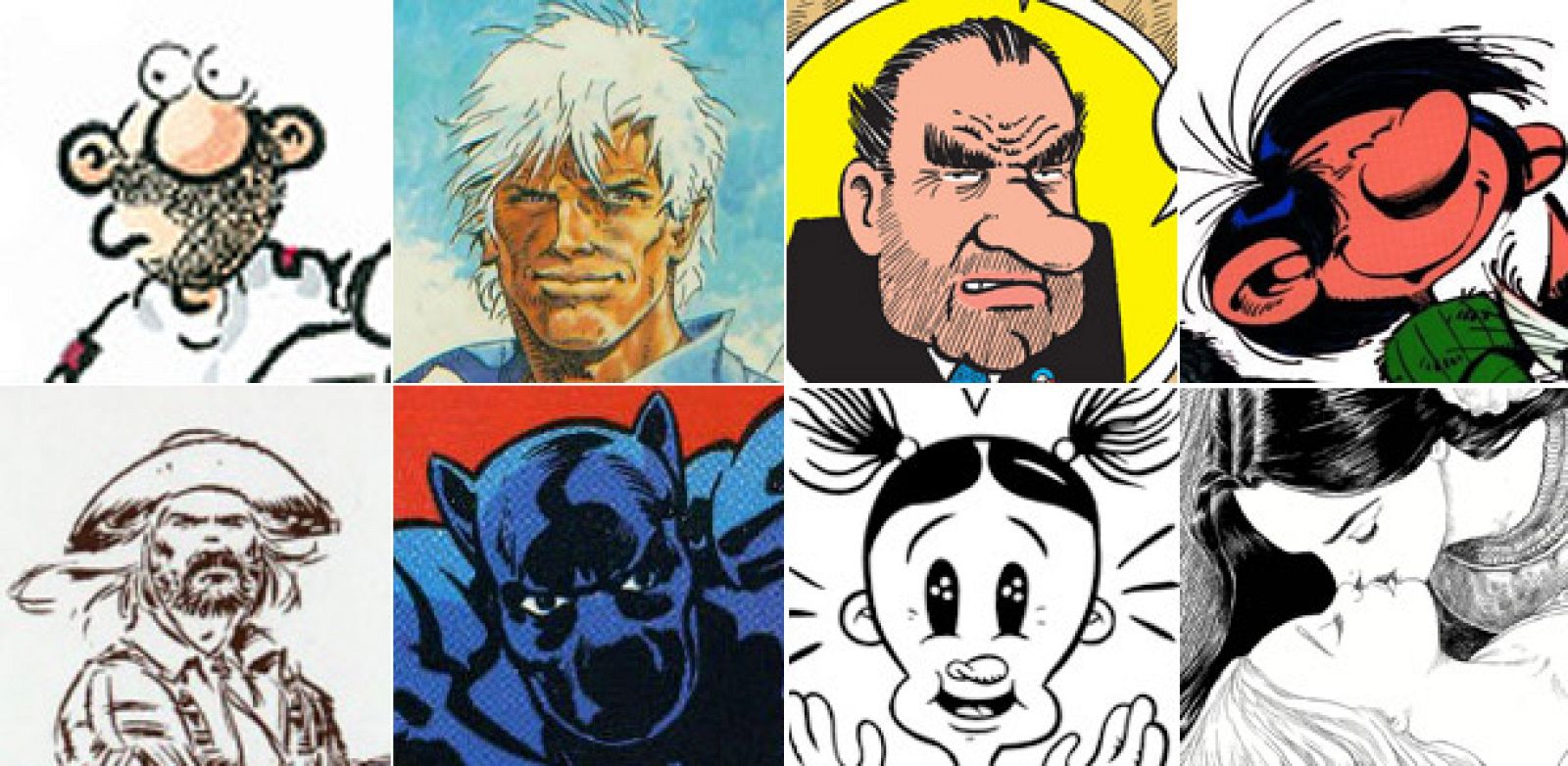 Ilustraciones de Barry Kojonen: En el espacio nadie puede oír tus gemidos (La Cúpula), Bernard Prince Integral (Ponent Mon), Bumf (Reservoir Books), Gastón el gafe (Norma), Hombre (Aleta), Pantera Negra (Panini), Submun-dos (Autsaider Cómics). Y La j