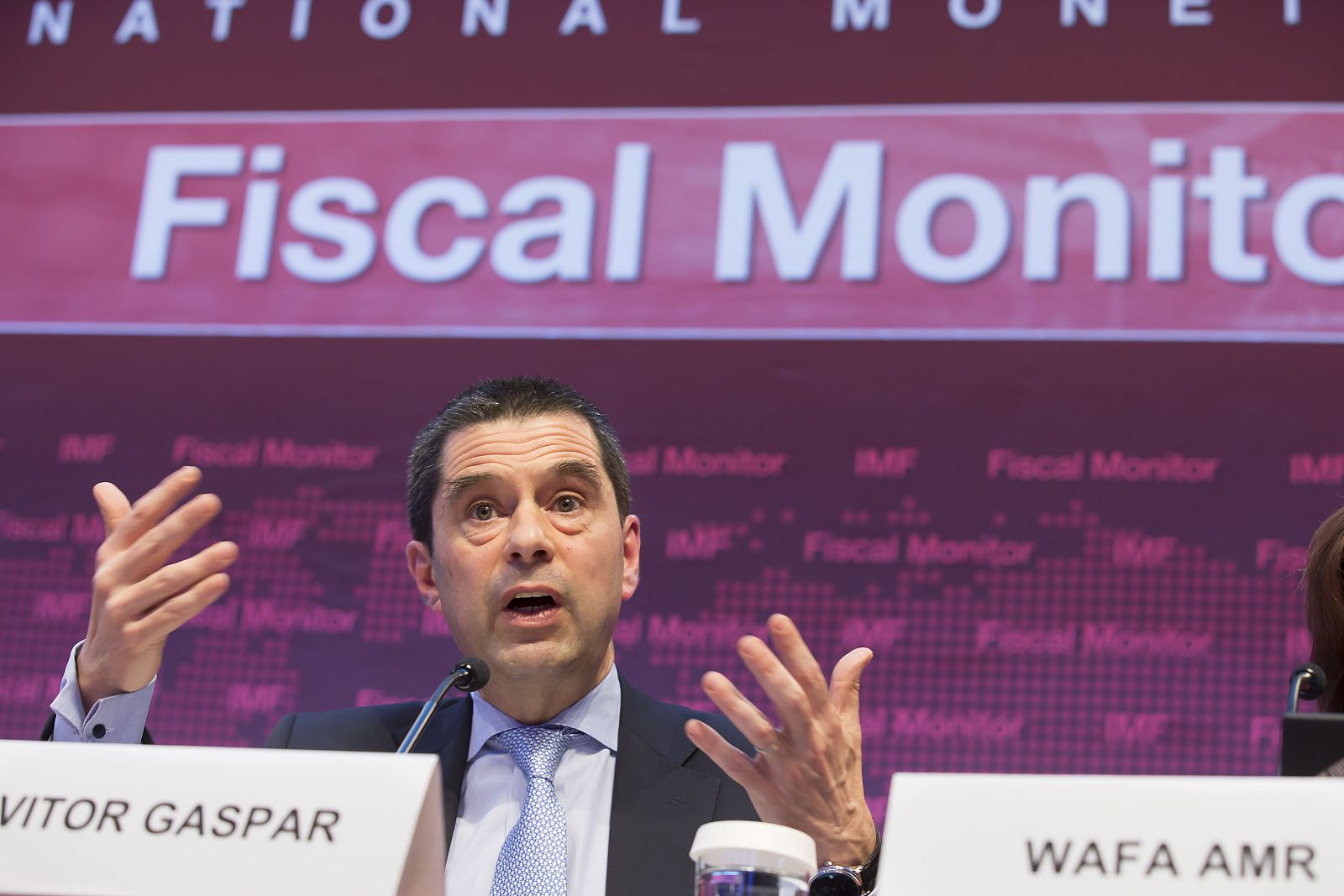 El director del Departamento de Asuntos Fiscales del FMI, Vitor Gaspar