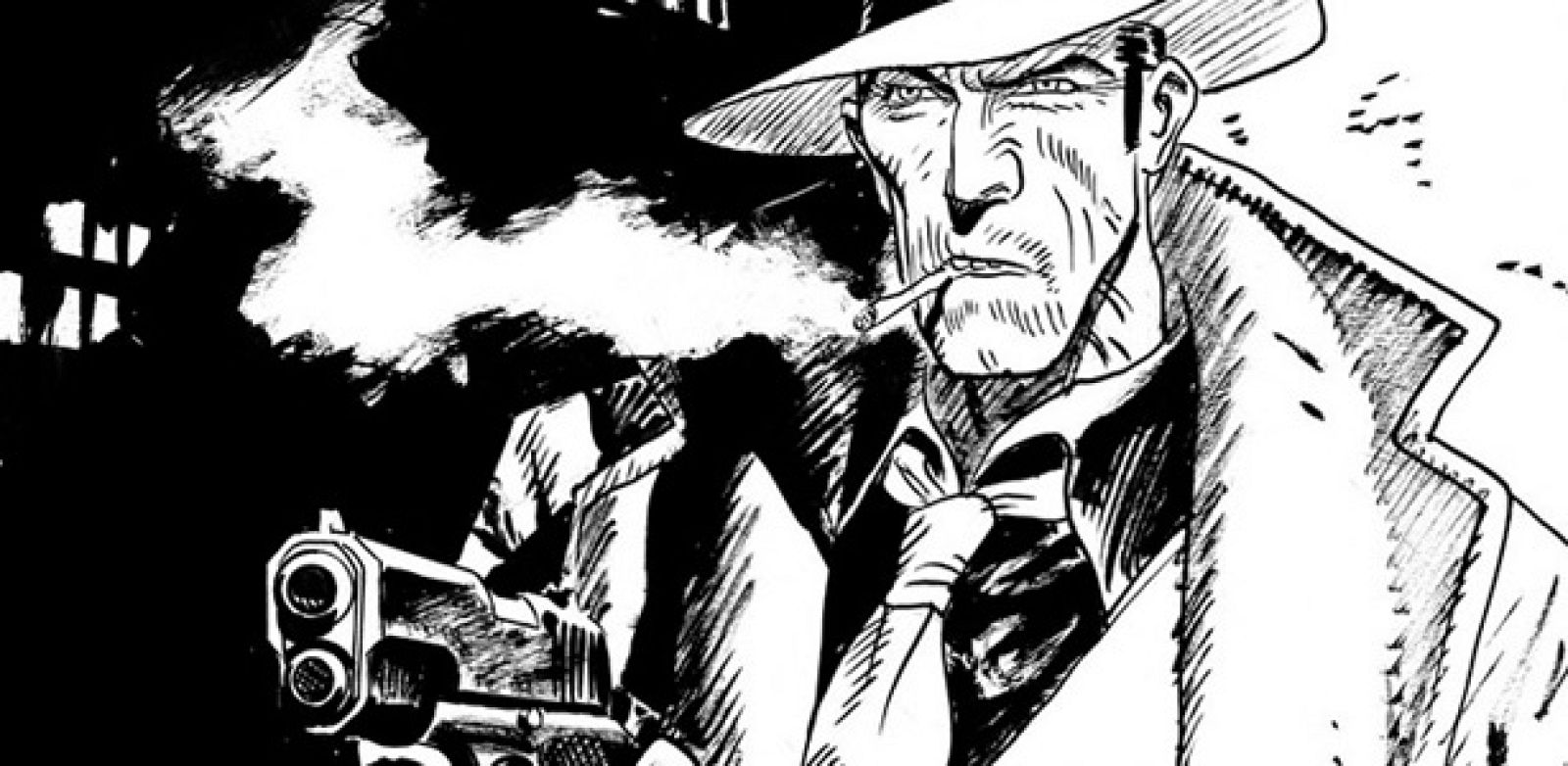 Fragmento de una ilustración de 'Torpedo 1936' de Abulí y Bernet