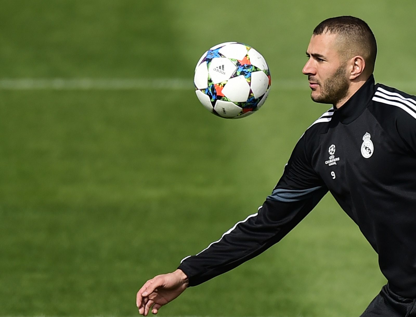 El delantero francés Karim Benzema