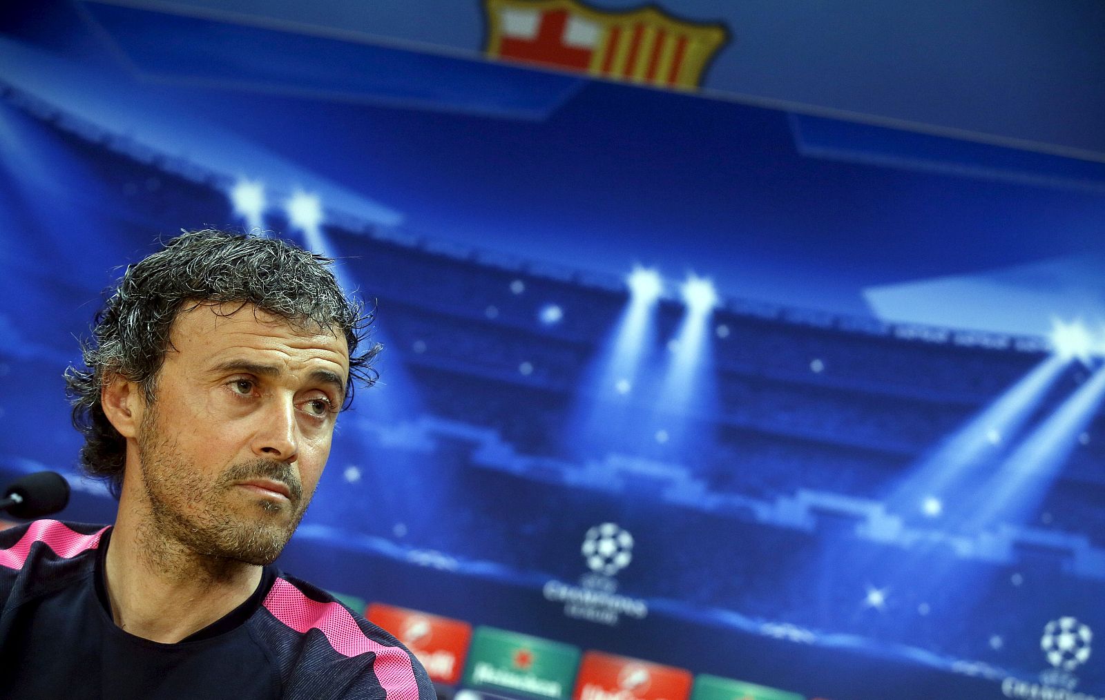 El entrenador del FC Barcelona, Luis Enrique Martínez