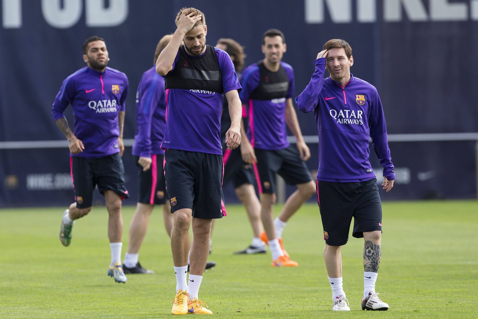 ENTRENAMIENTO DEL FC BARCELONA