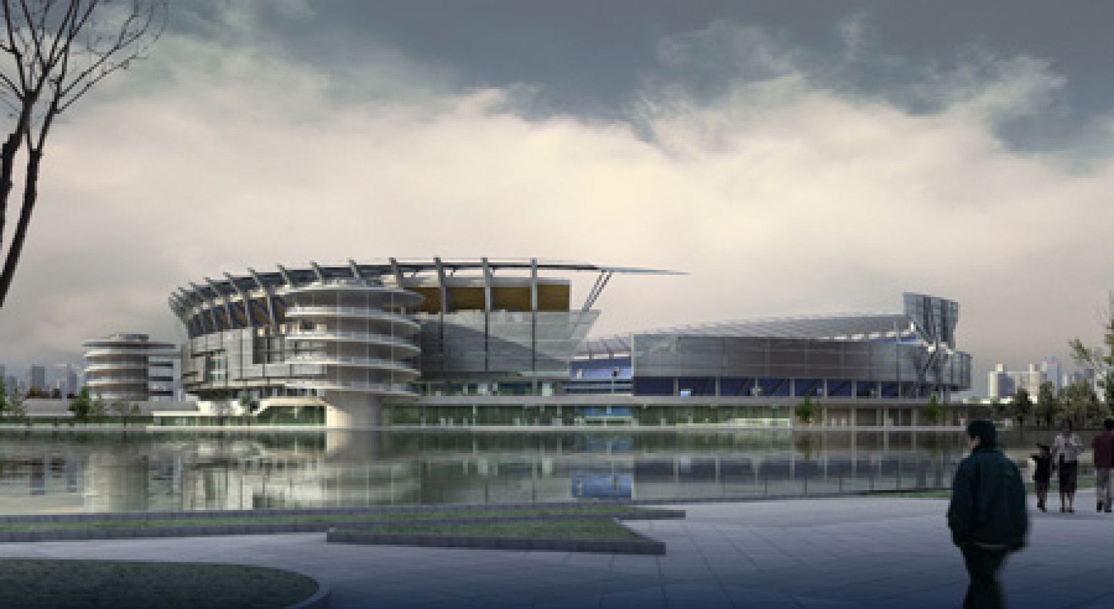 Maqueta infográfica del Estadio del Centro Deportivo Olímpico