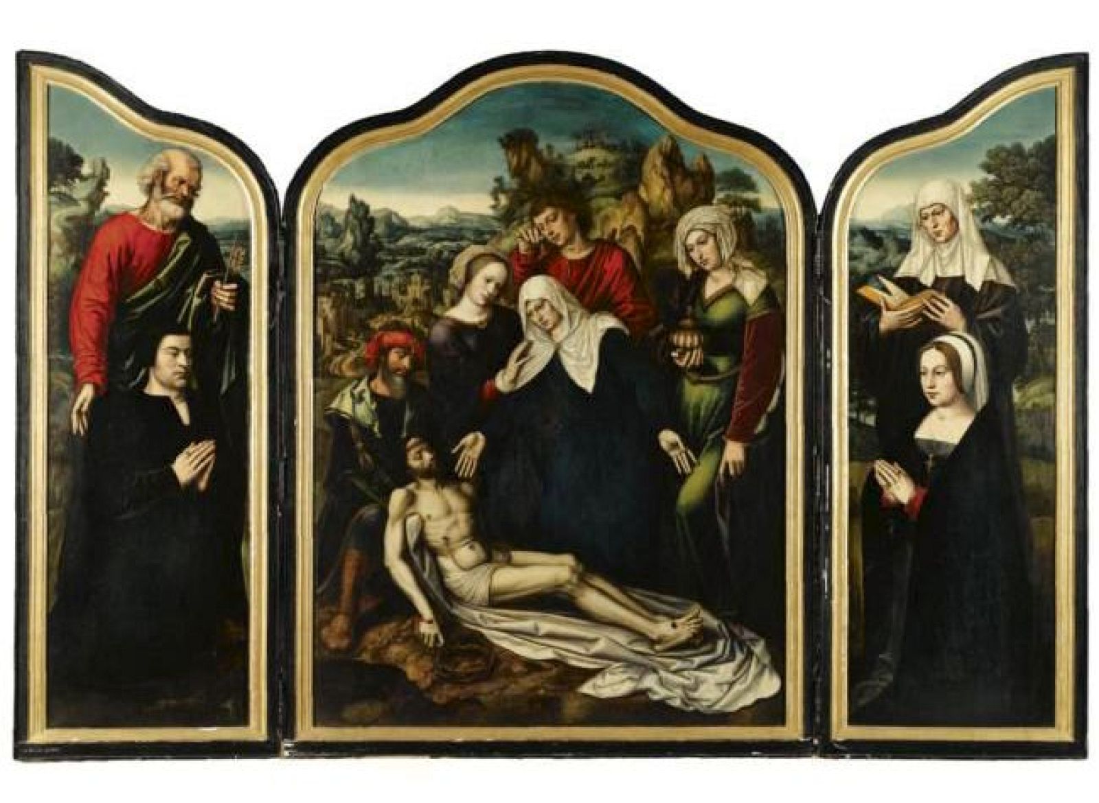 El tríptico flamenco de Benson subastado en Londres