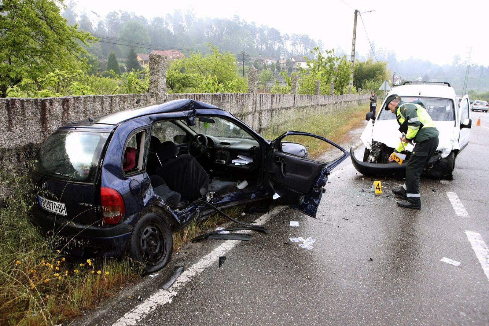 FALLECE UNA CONDUCTORA DE 28 AÑOS EN UN ACCIDENTE EN SALVATERRA.