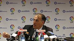 Tebas: "No vamos a someternos al chantaje de la Federación"