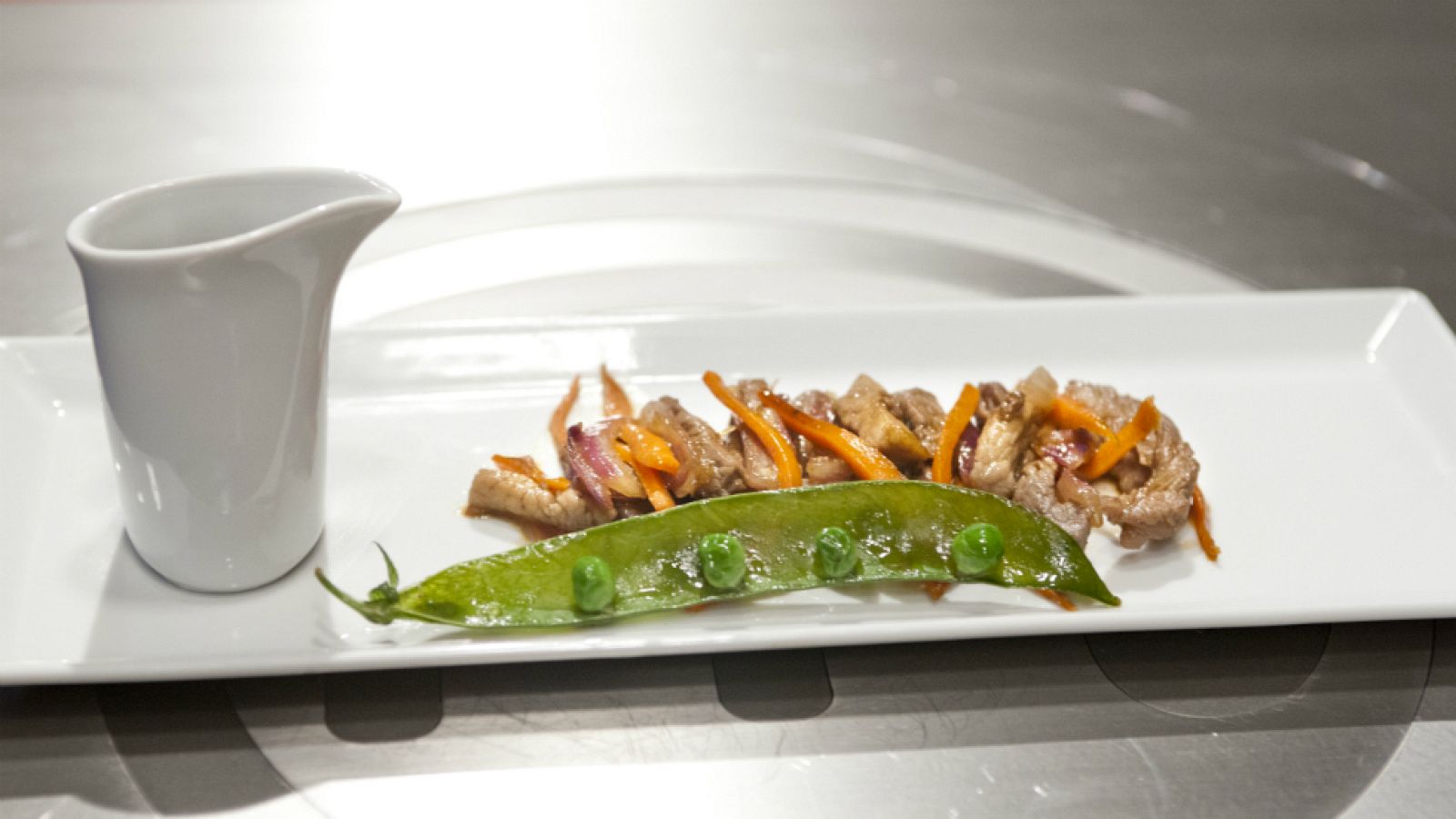 Receta de Ternera y cerdo agridulce con verduras