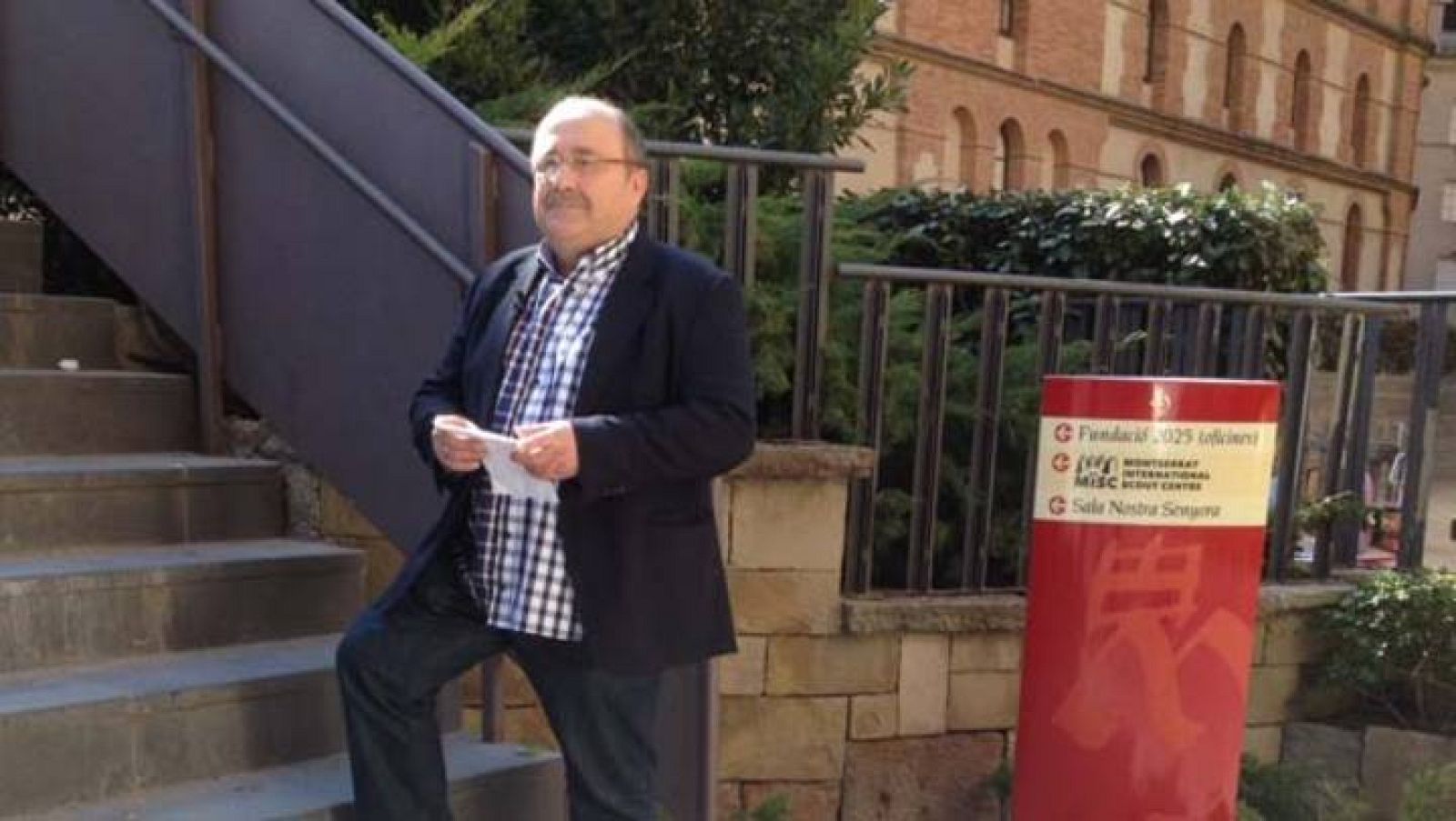 Raül Díaz al Montserrat Internacional Scout Center